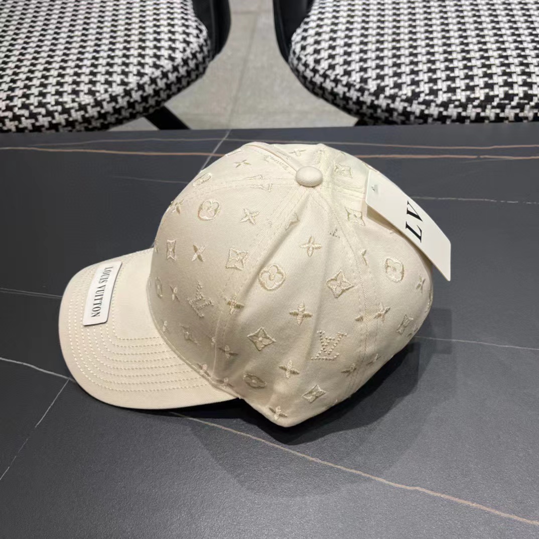 LV 刺繍ジャカード ベースボール キャップ【50％割引+送料無料】