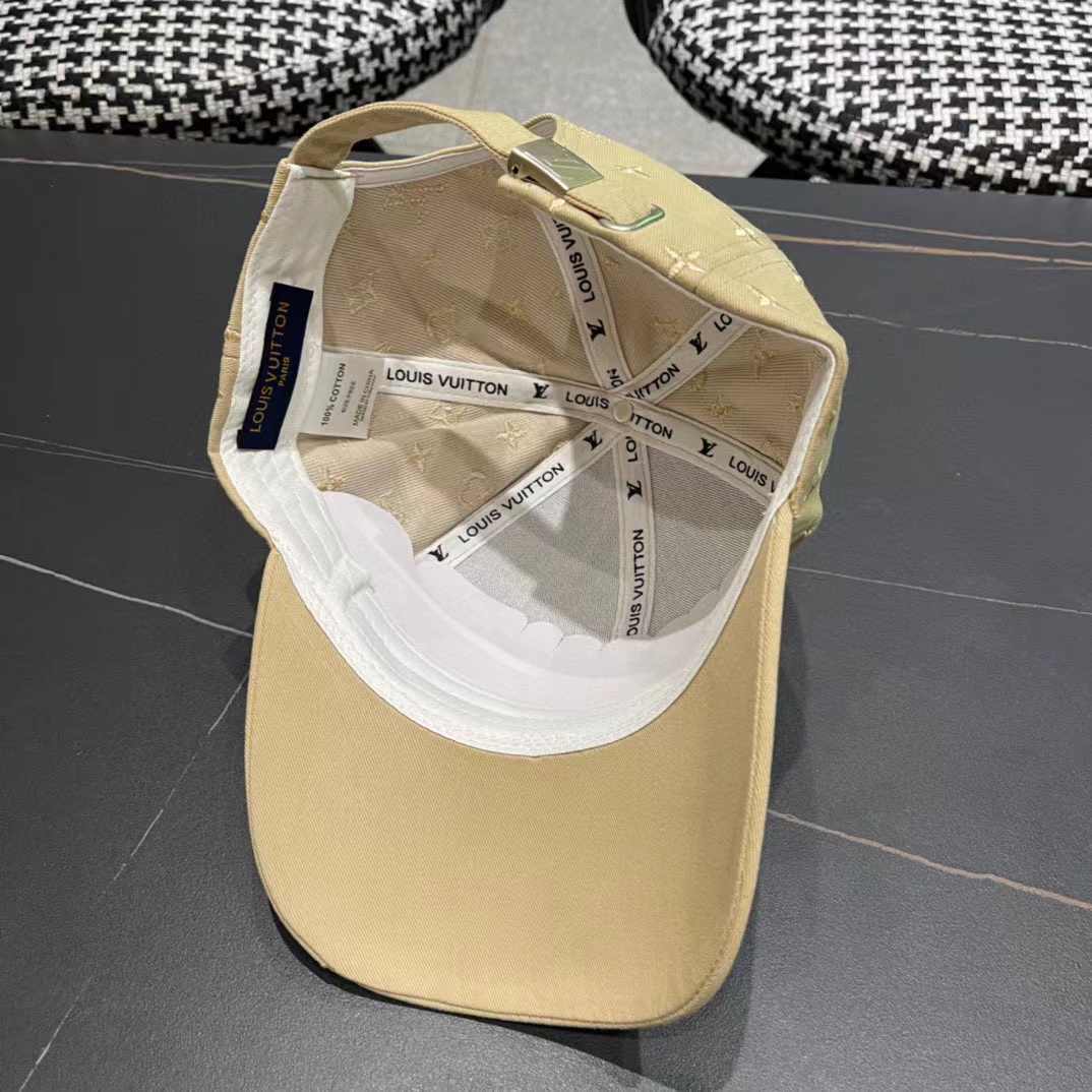 LV 刺繍ジャカード ベースボール キャップ【50％割引+送料無料】