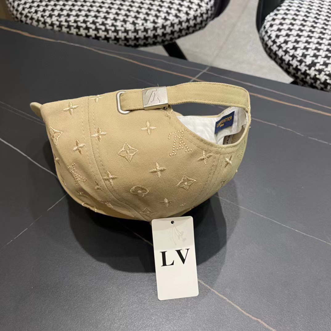 LV 刺繍ジャカード ベースボール キャップ【50％割引+送料無料】