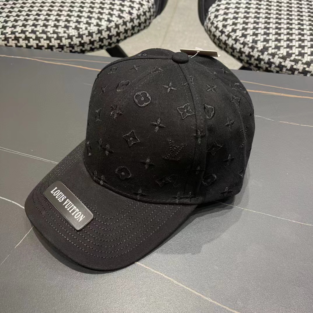 LV 刺繍ジャカード ベースボール キャップ【50％割引+送料無料】