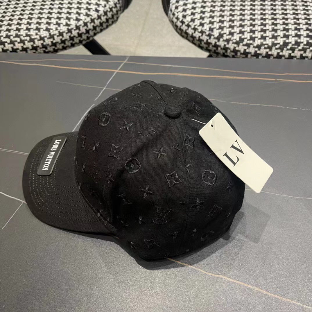 LV 刺繍ジャカード ベースボール キャップ【50％割引+送料無料】