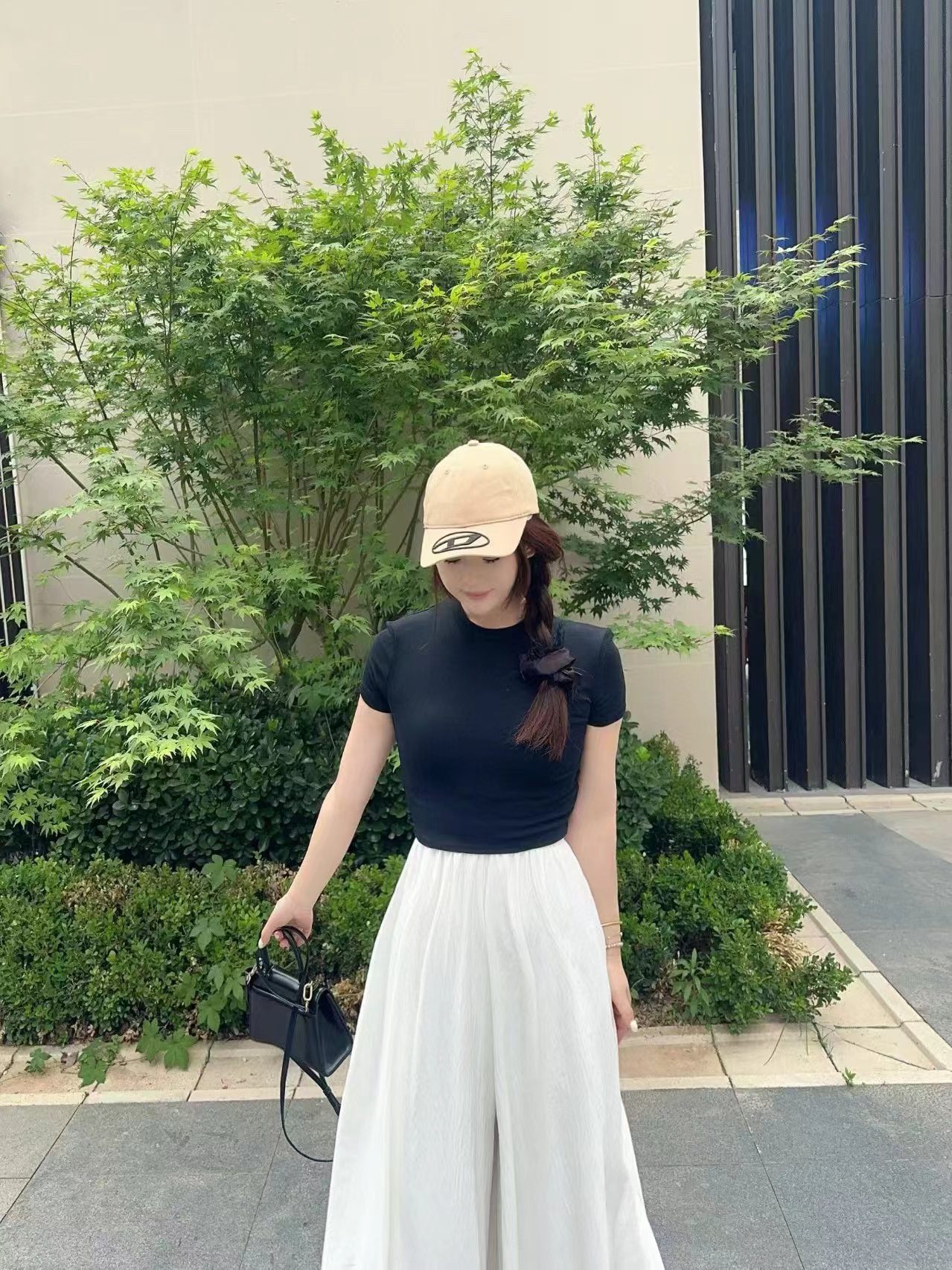 DIESEL シンプルロゴ ベースボールキャップ【50％割引+送料無料】