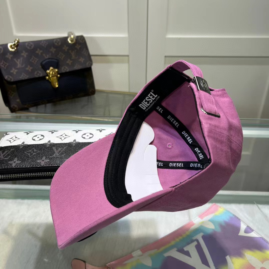 DIESEL シンプルロゴ ベースボールキャップ【50％割引+送料無料】