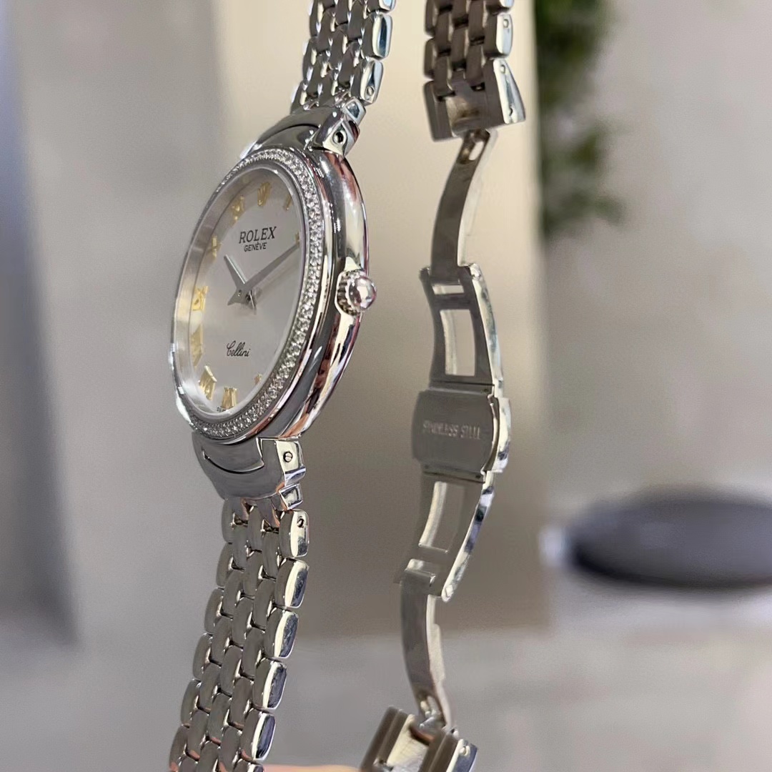 ROLEX 高品質スチールバンドレディースウォッチ【50％割引+送料無料】