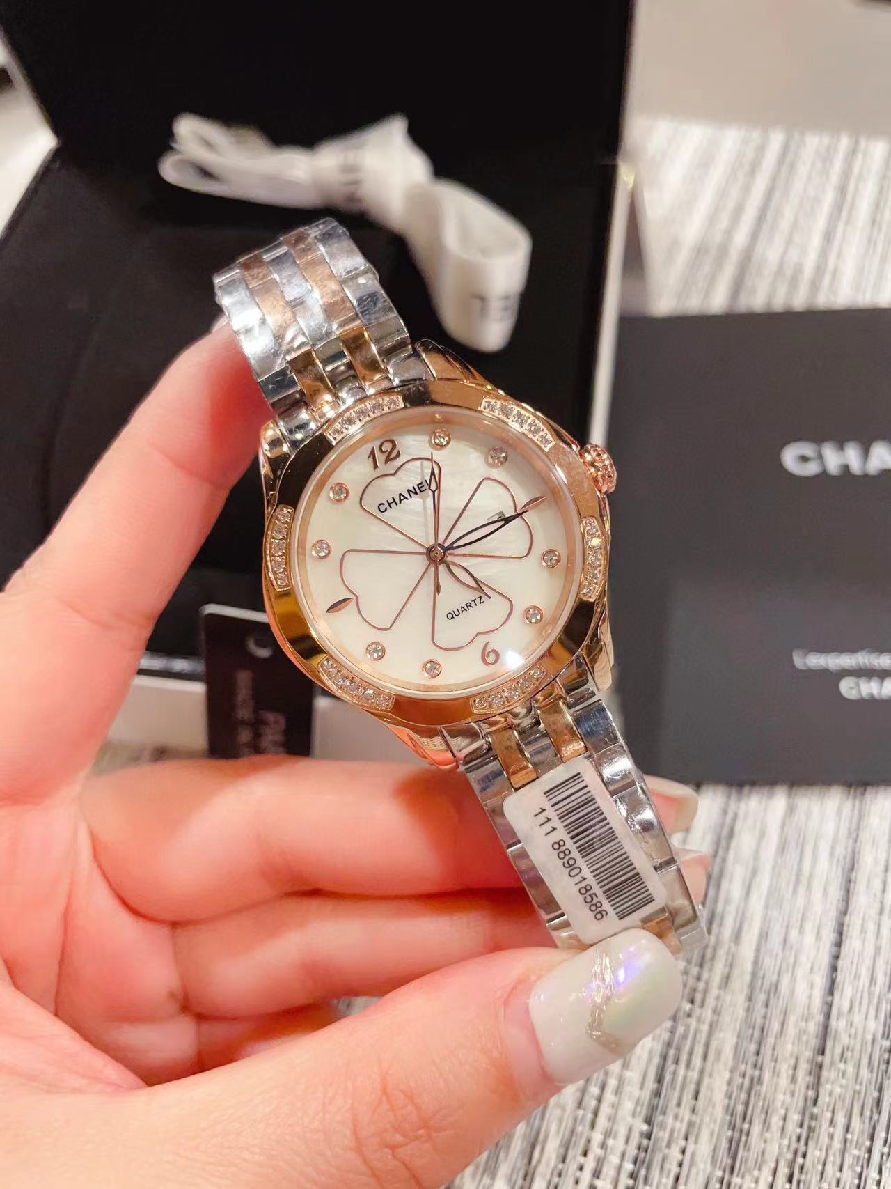 CHANE1 スチールバンド レディース 腕時計【50％割引+送料無料】