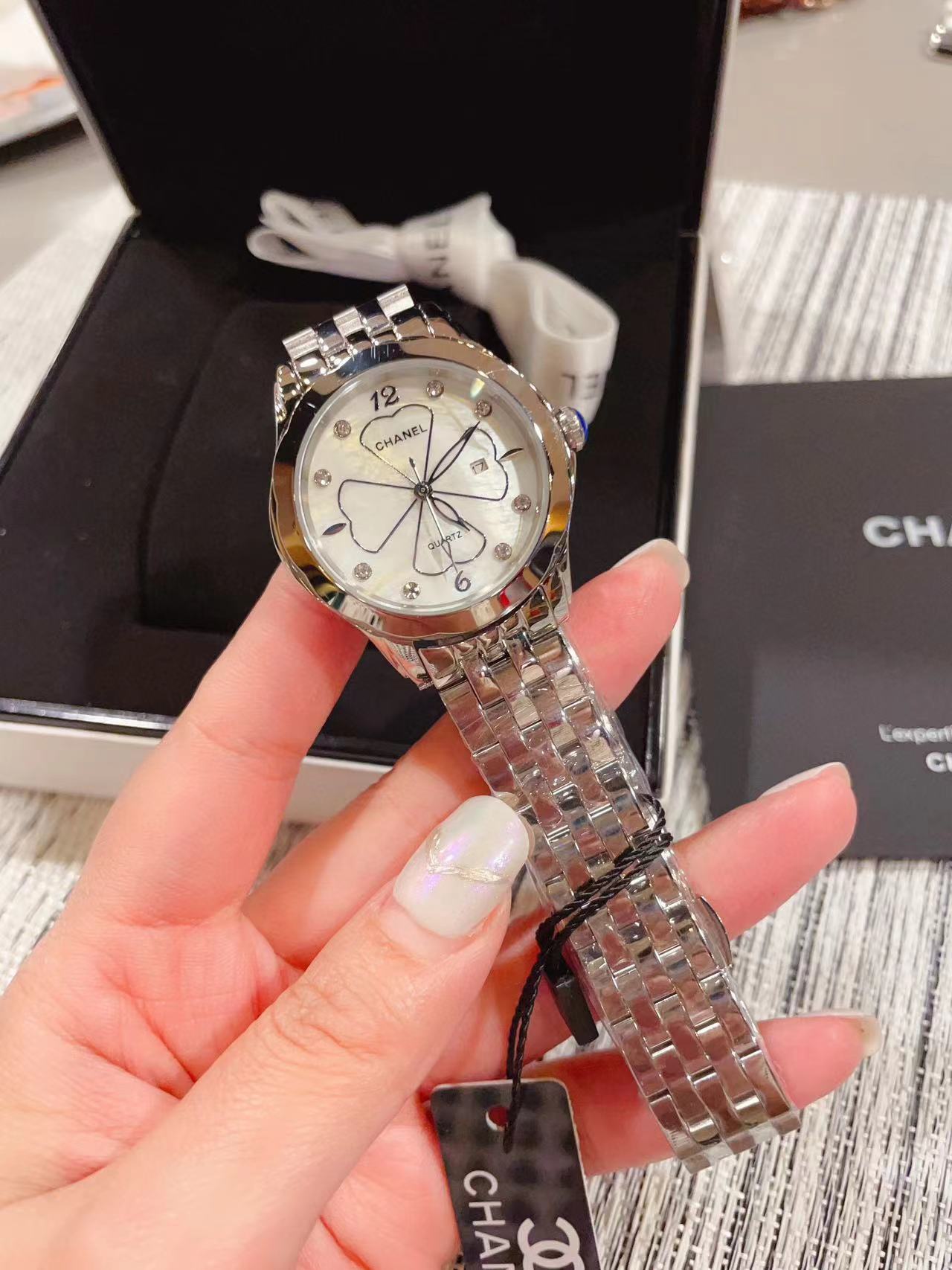 CHANE1 スチールバンド レディース 腕時計【50％割引+送料無料】