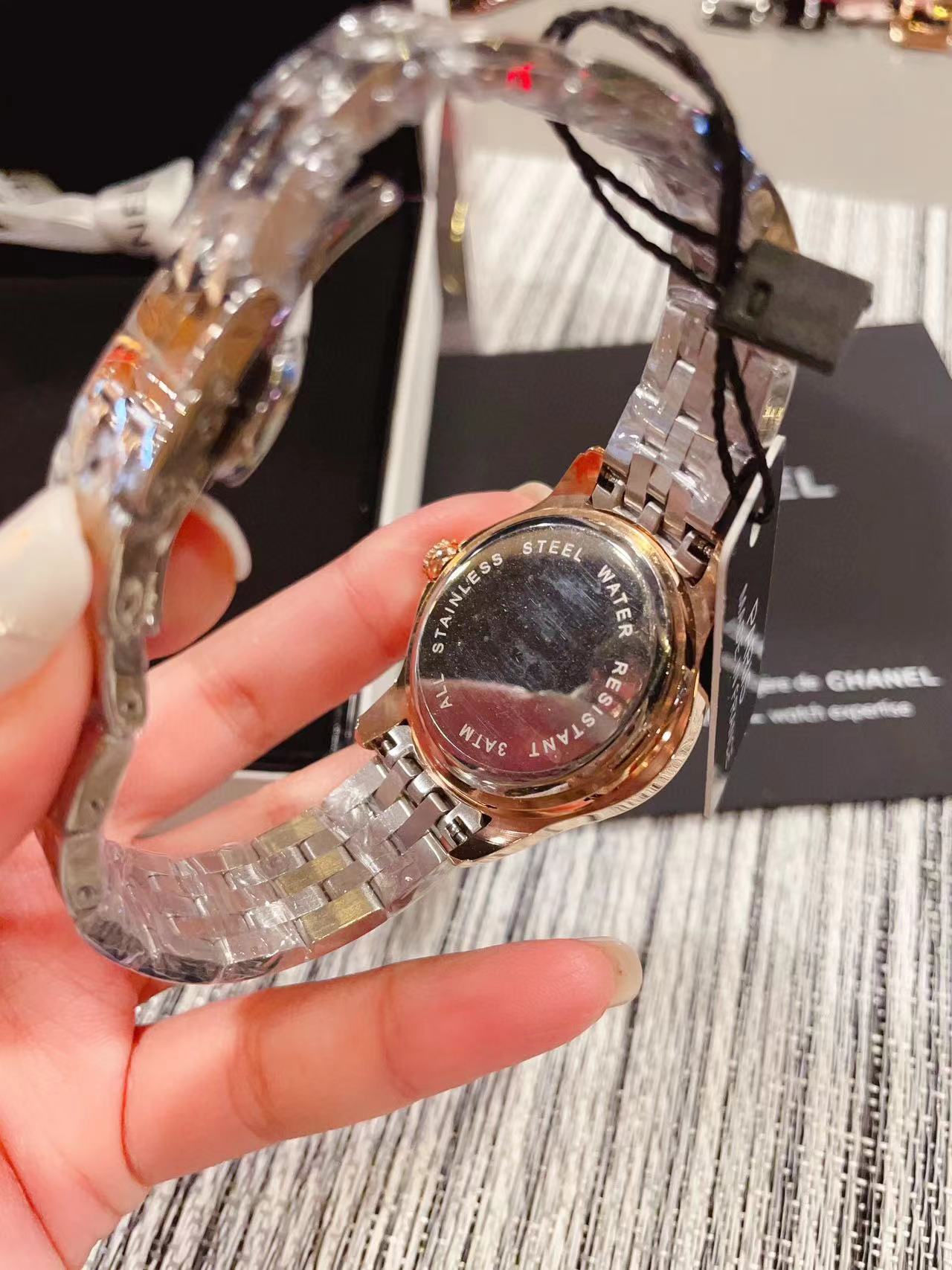 CHANE1 スチールバンド レディース 腕時計【50％割引+送料無料】