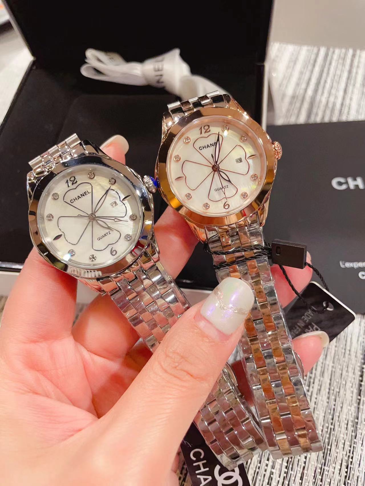 CHANE1 スチールバンド レディース 腕時計【50％割引+送料無料】