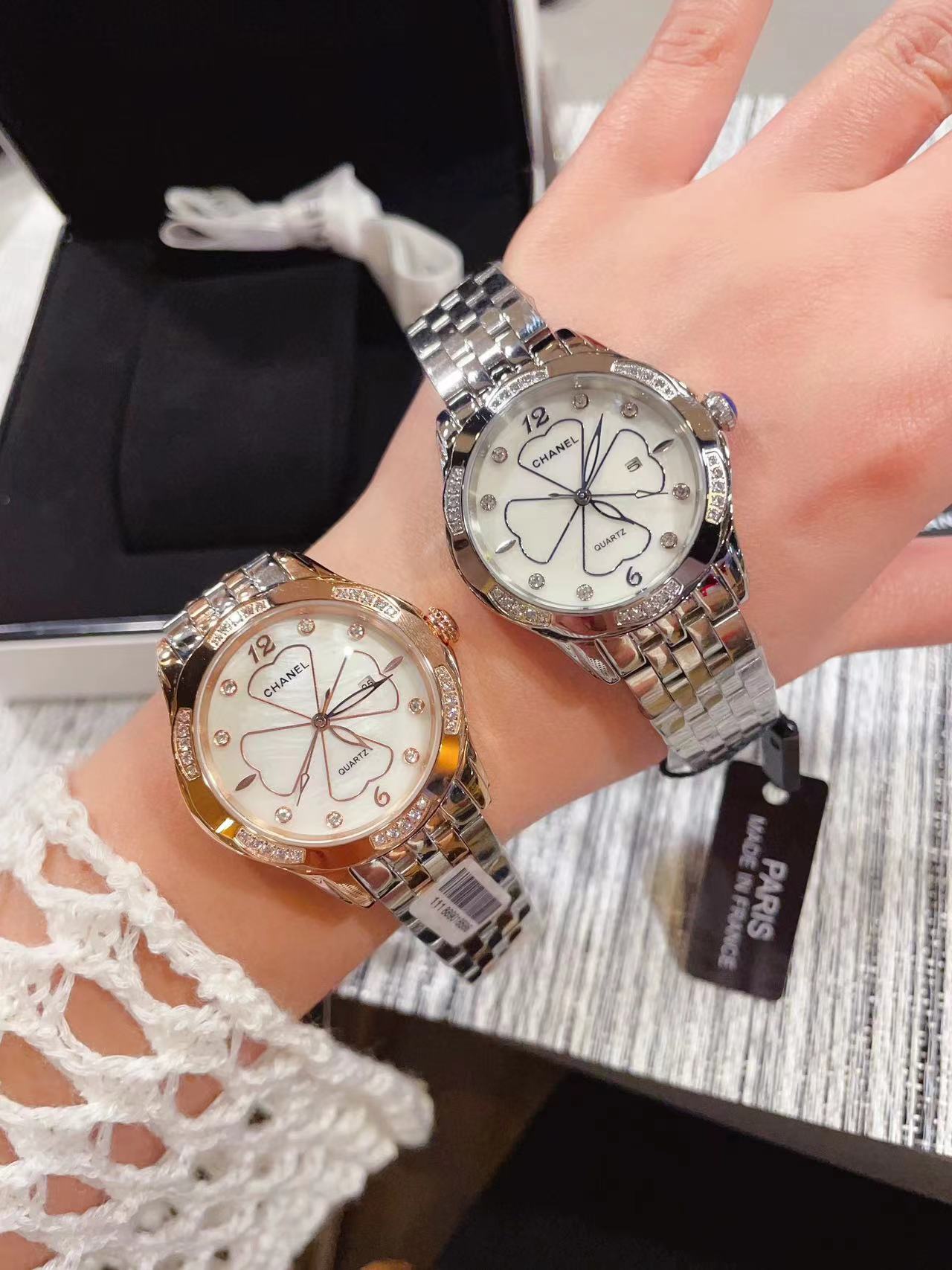 CHANE1 スチールバンド レディース 腕時計【50％割引+送料無料】