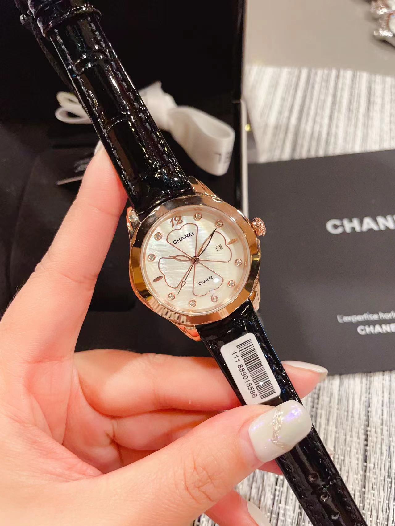 CHANE1 牛革レディース腕時計【50％割引+送料無料】