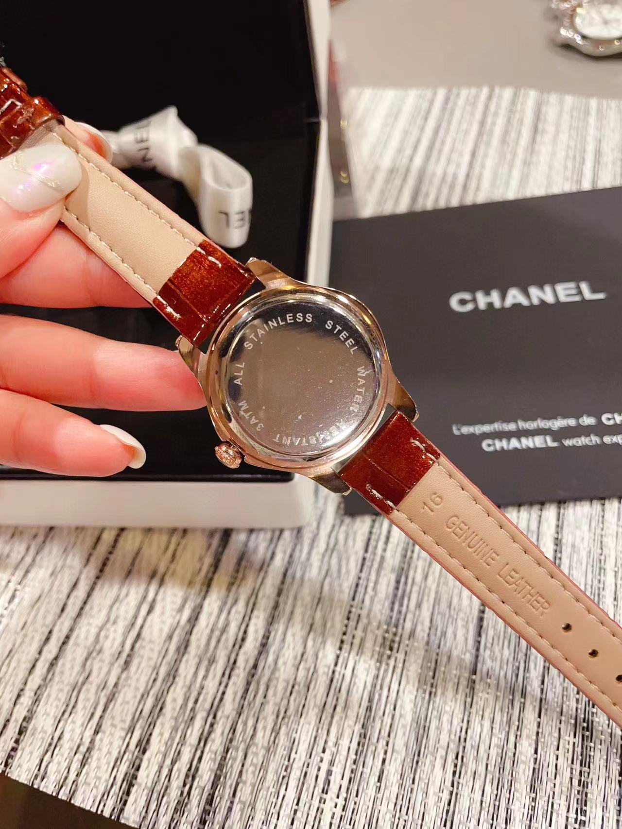 CHANE1 牛革レディース腕時計【50％割引+送料無料】