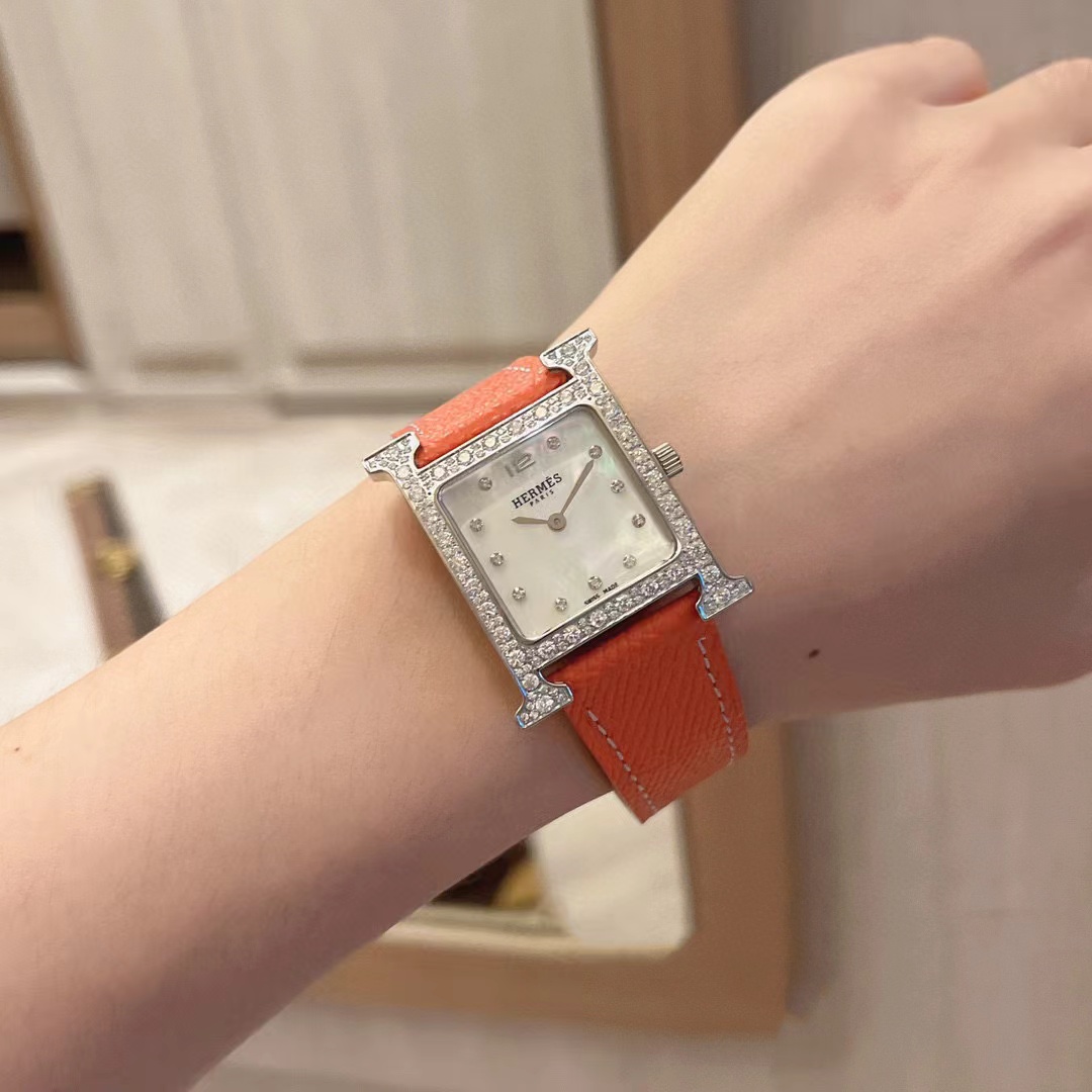 HERME5 高品質ダイヤモンド レディース 腕時計【50％割引+送料無料】