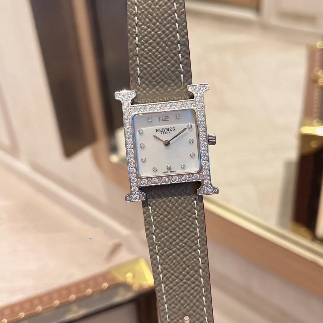HERME5 高品質ダイヤモンド レディース 腕時計【50％割引+送料無料】