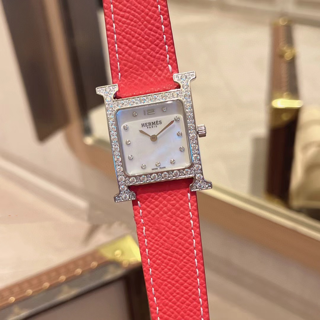 HERME5 高品質ダイヤモンド レディース 腕時計【50％割引+送料無料】