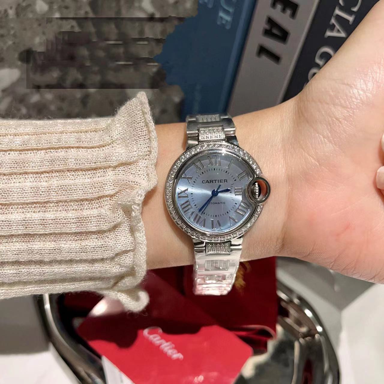 CART1ER 高品質魚眼ガラスレディース腕時計 【50％割引+送料無料】