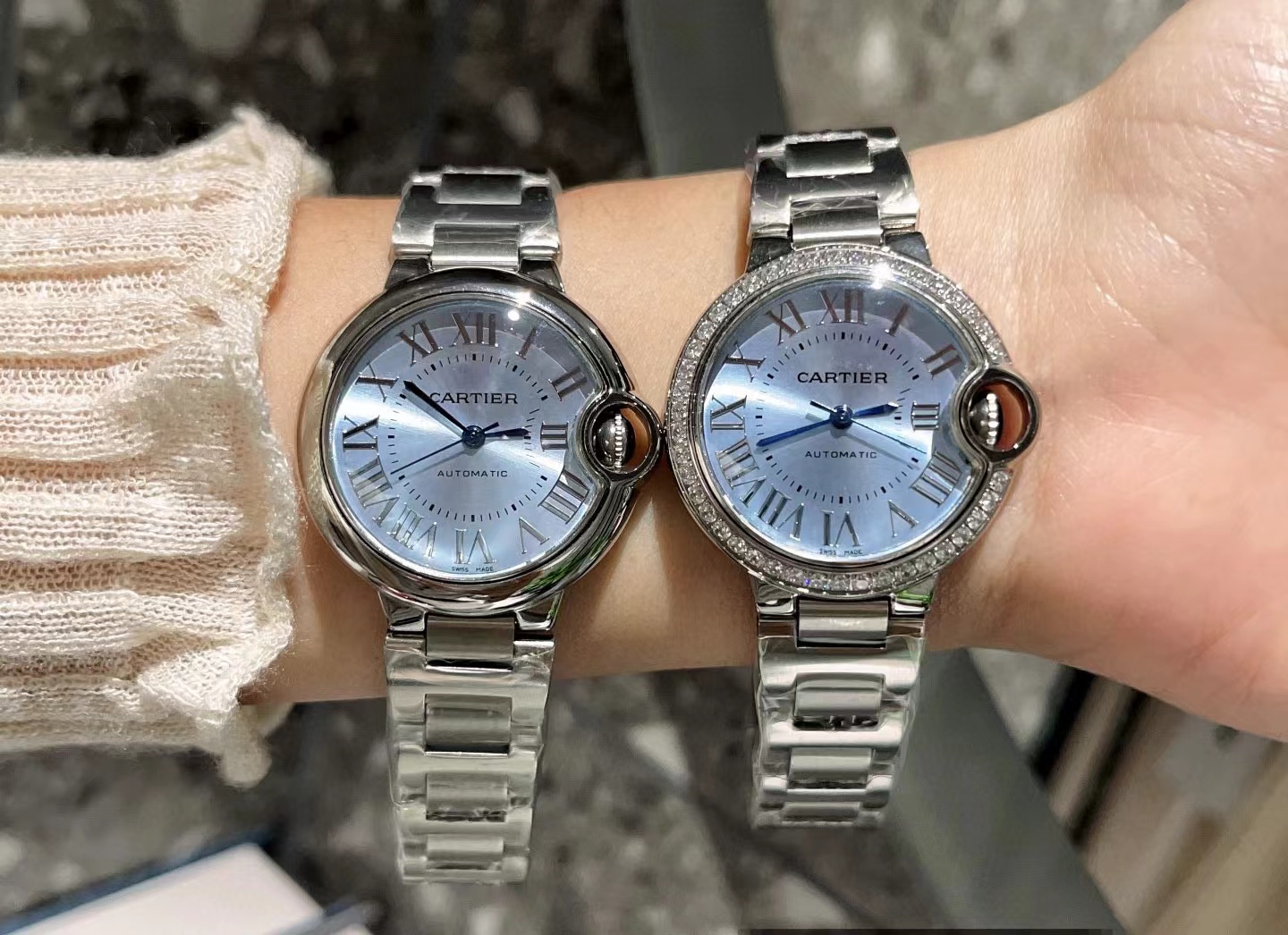 CART1ER 高品質スチールバンドレディースウォッチ 33mm【50％割引+送料無料】