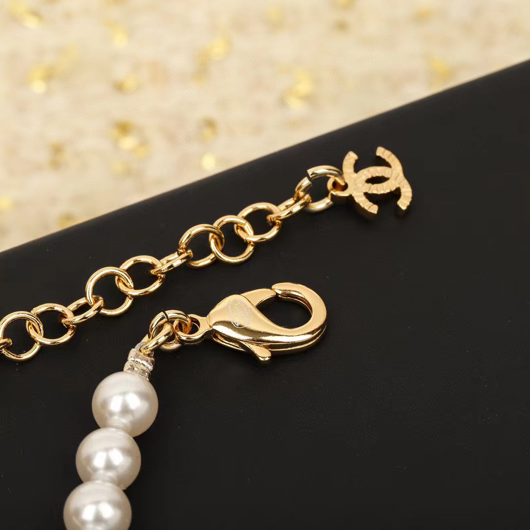 CHANE1 ハートパールネックレス【50％割引+送料無料】