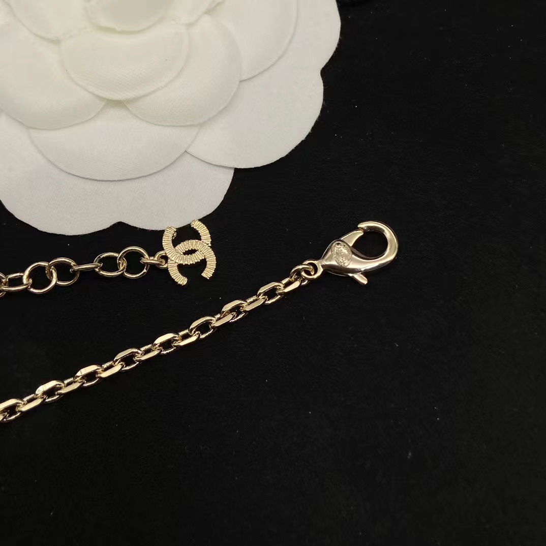 CHANE1 五芒星 ダブルC ネックレス【50％割引+送料無料】