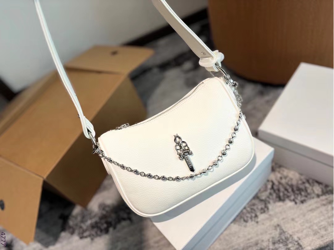 Chr0me Hearts牛革チェーン脇下バッグ【 50％割引+送料無料】