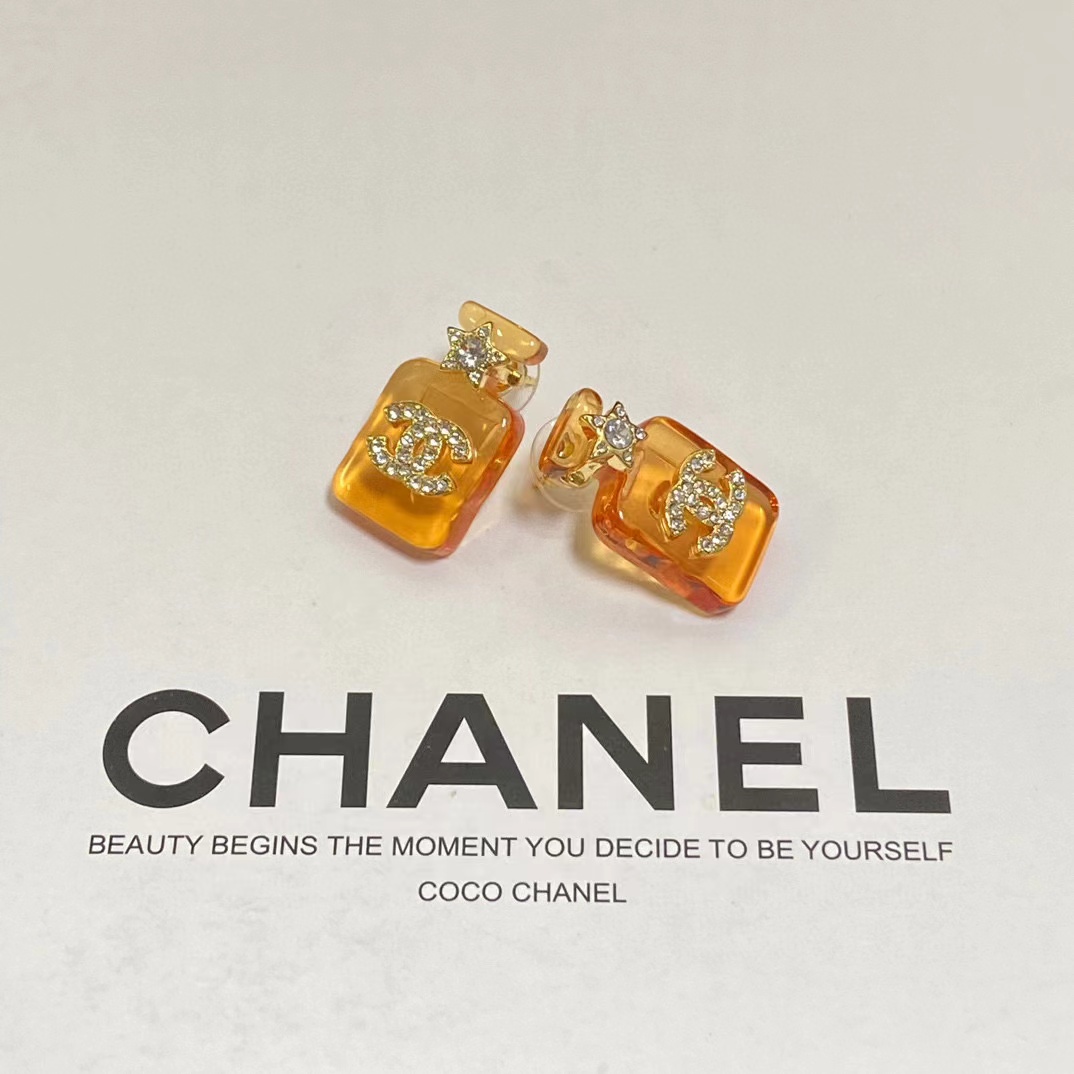CHANE1 香水ボトル イヤリング【50％割引+送料無料】
