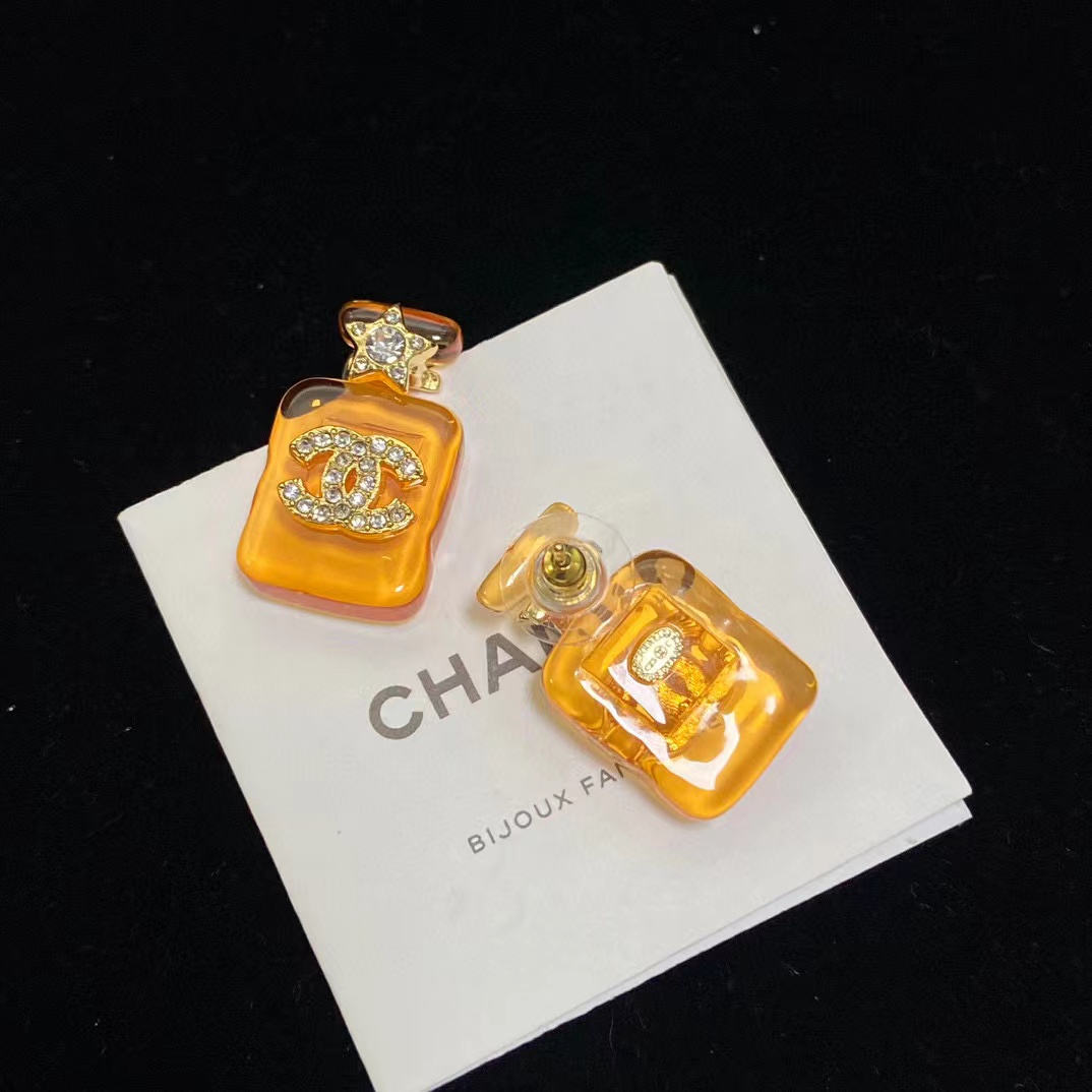 CHANE1 香水ボトル イヤリング【50％割引+送料無料】
