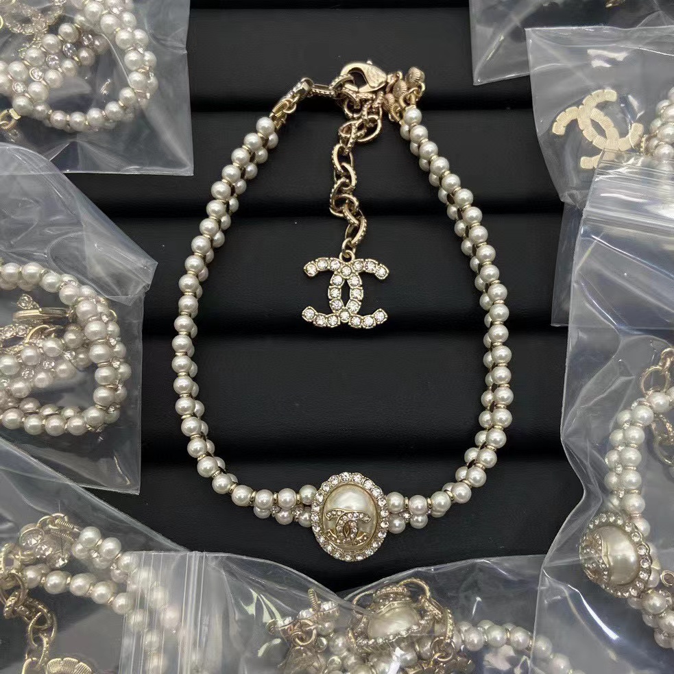 CHANE1 オーバルパールネックレス【50％割引+送料無料】