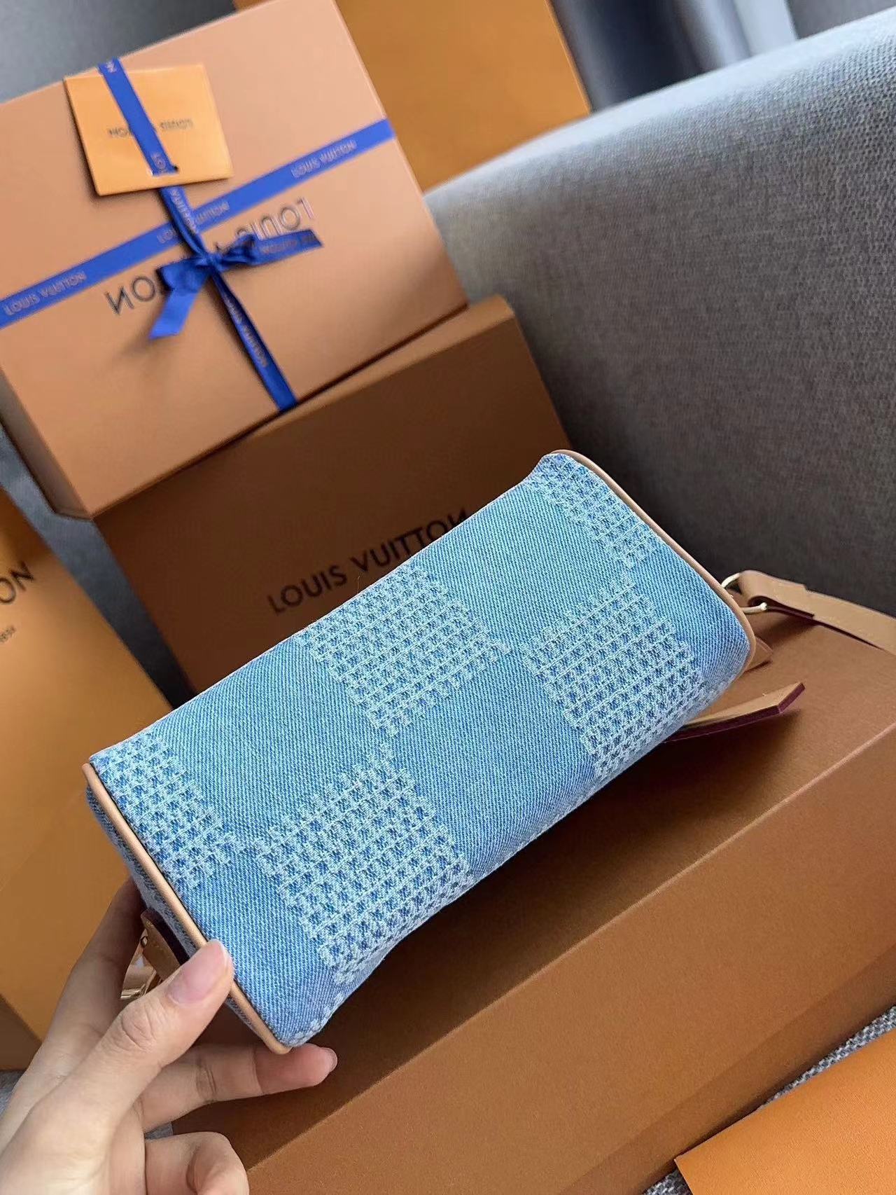 LV speedyデニムハンドバッグ【50％割引+送料無料】