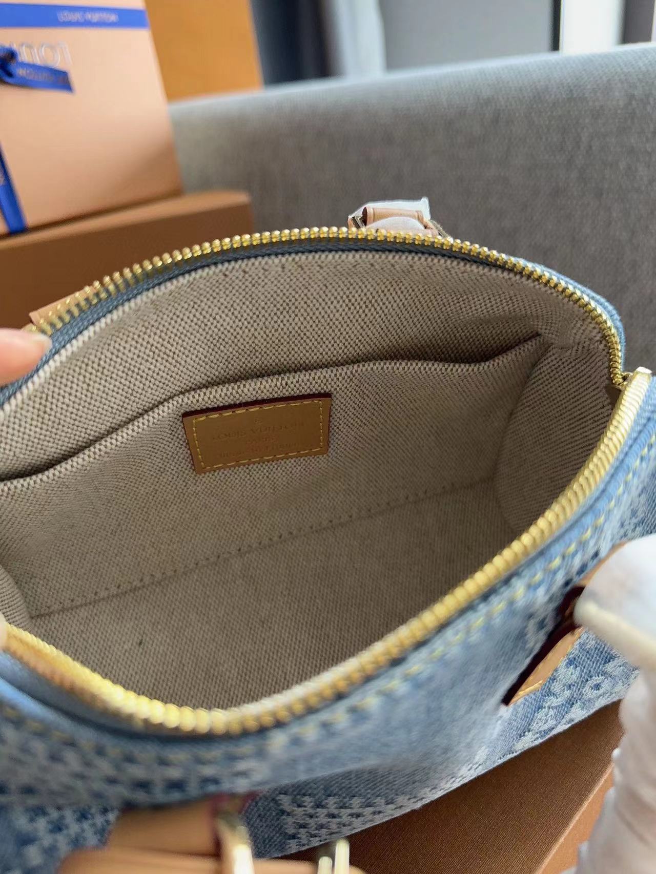 LV speedyデニムハンドバッグ【50％割引+送料無料】