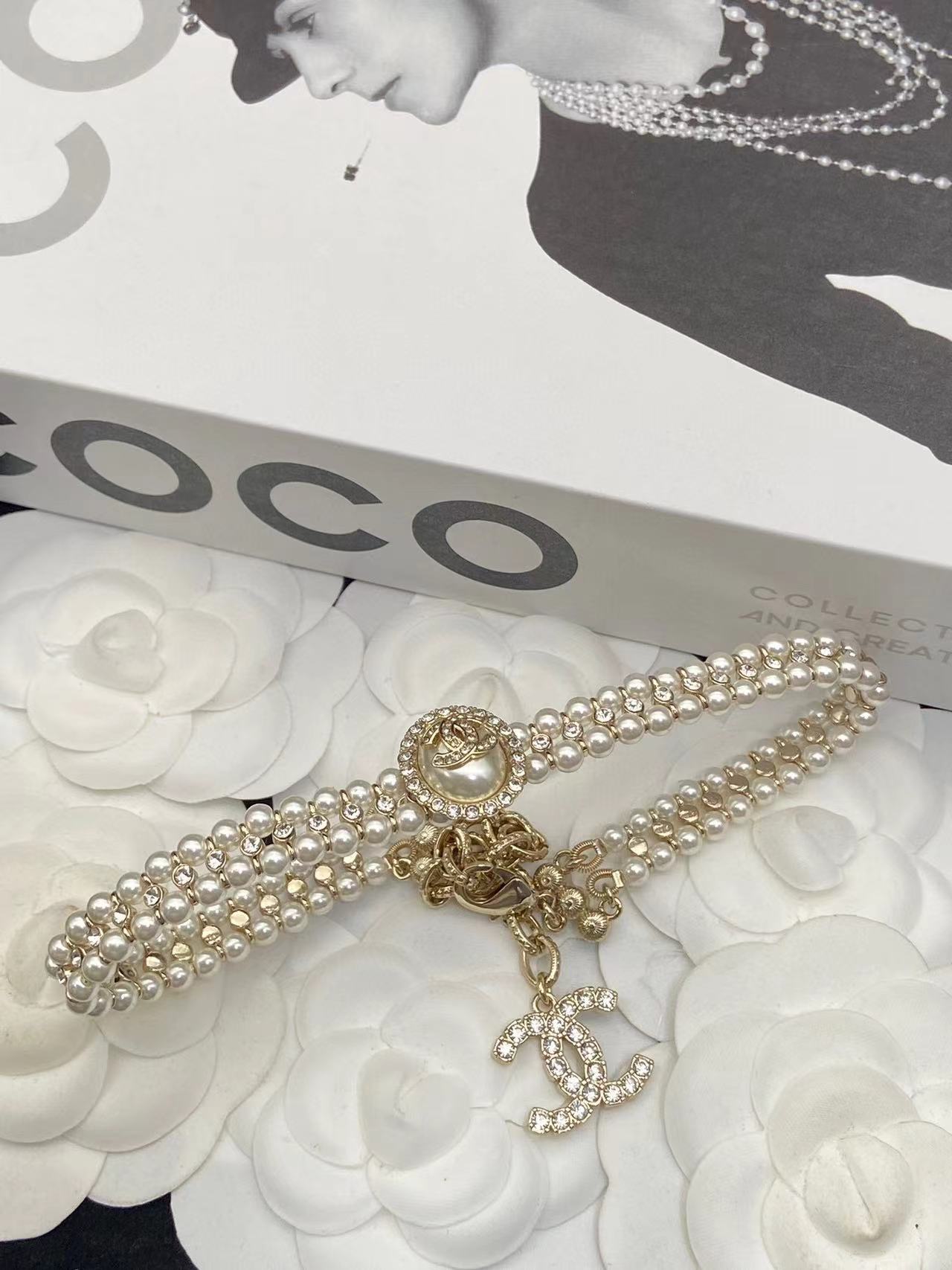 CHANE1 パールピアス+ブレスレット+ネックレス 3点セット【50％割引+送料無料】