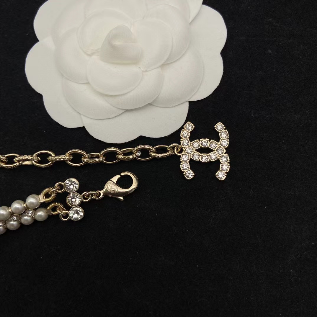 CHANE1 パールピアス+ブレスレット+ネックレス 3点セット【50％割引+送料無料】