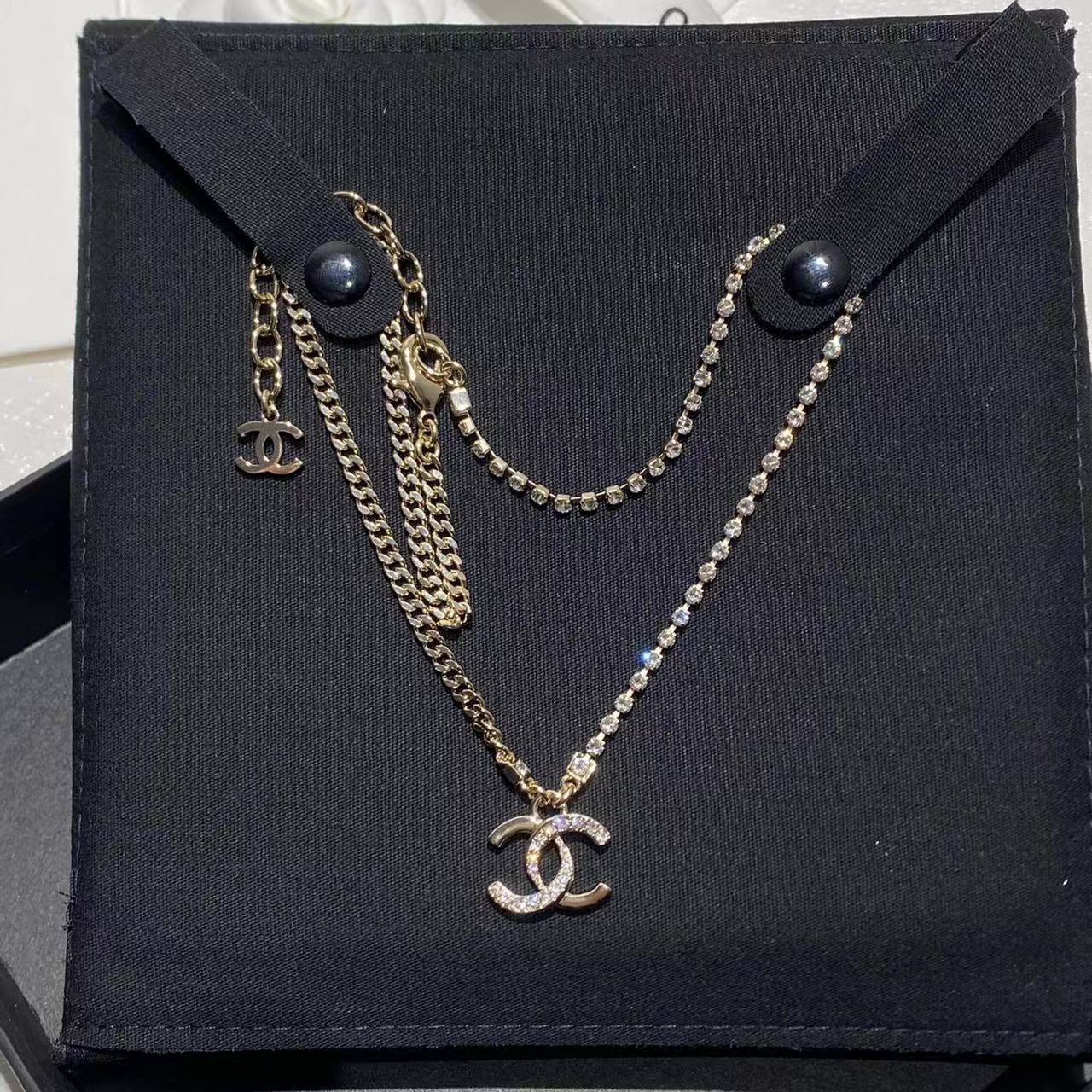 CHANE1AB ダブルCチェーンネックレス【50％割引+送料無料】