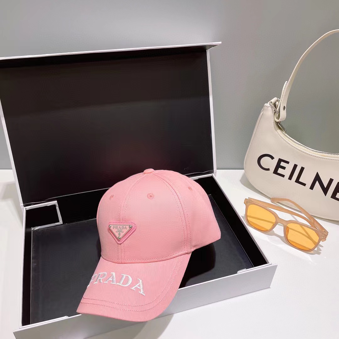 PR4DA トライアングルロゴレターベースボールキャップ【50％割引+送料無料】