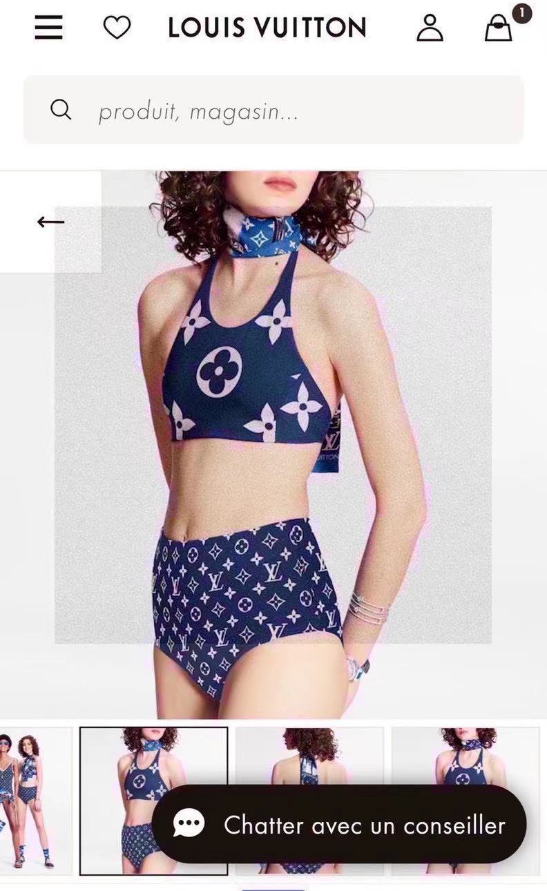 LV 四つ葉のクローバー スプリット水着【50％割引+送料無料】