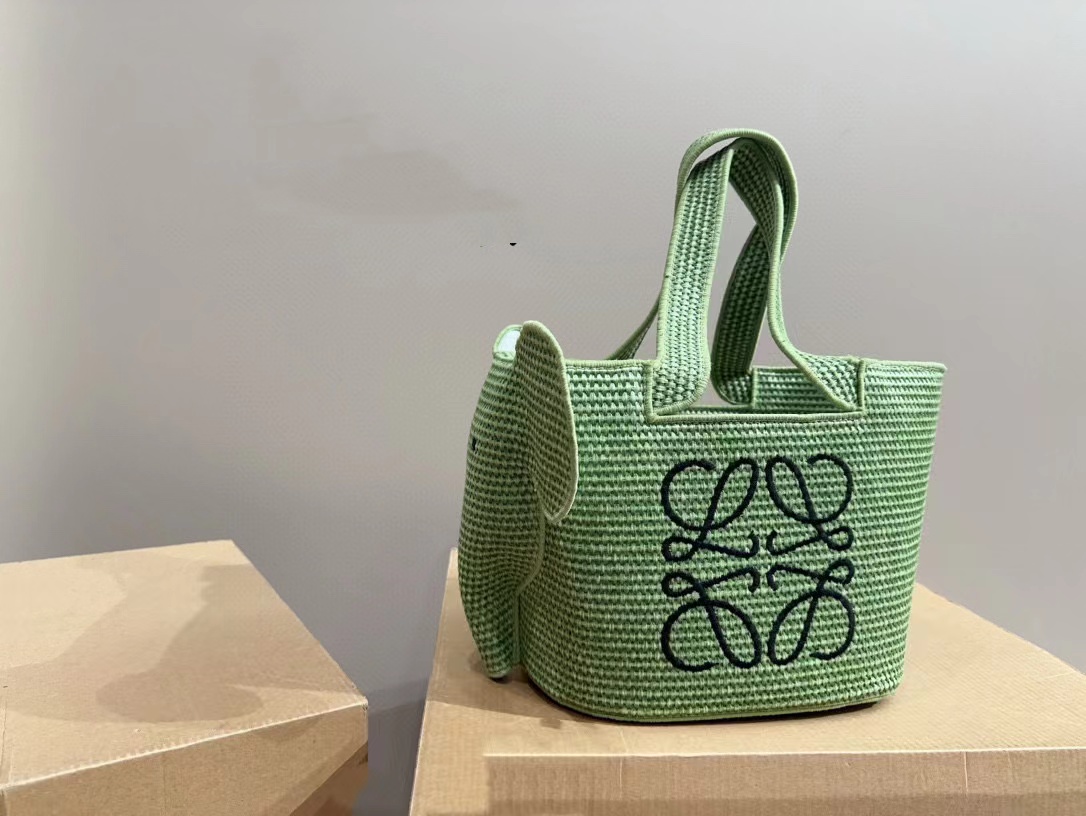 L0WEW ストローエレファント ハンドバッグ【50％割引+送料無料】