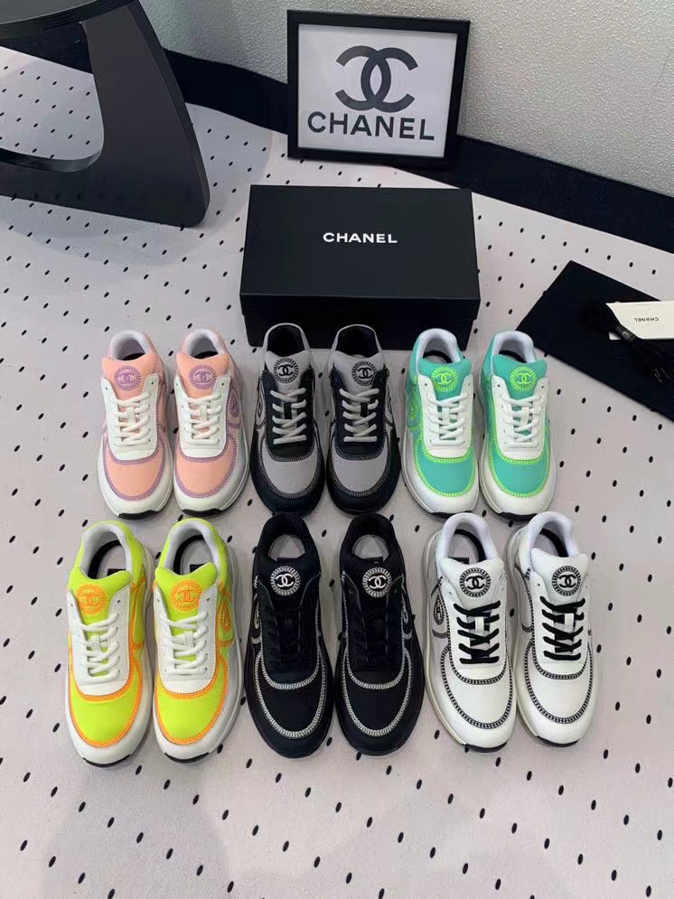 CHANE1 高品質ダブル C ロゴ パンダ カジュアル シューズ【50％割引+送料無料】