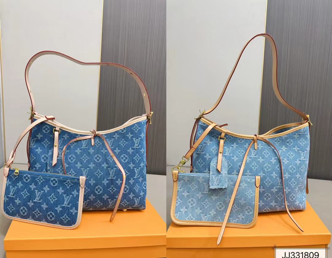 LV Carry all デニムショッピングバッグ【50％割引+送料無料】