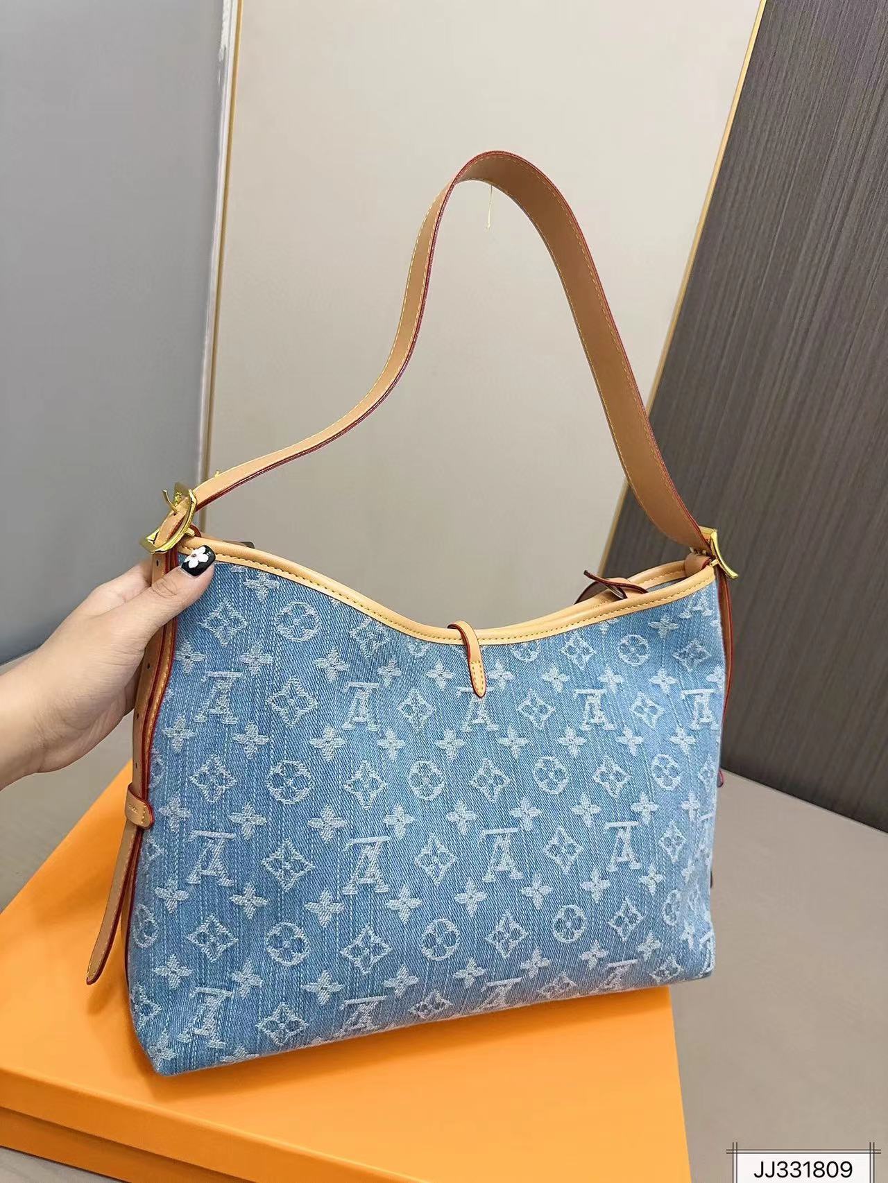 LV Carry all デニムショッピングバッグ【50％割引+送料無料】