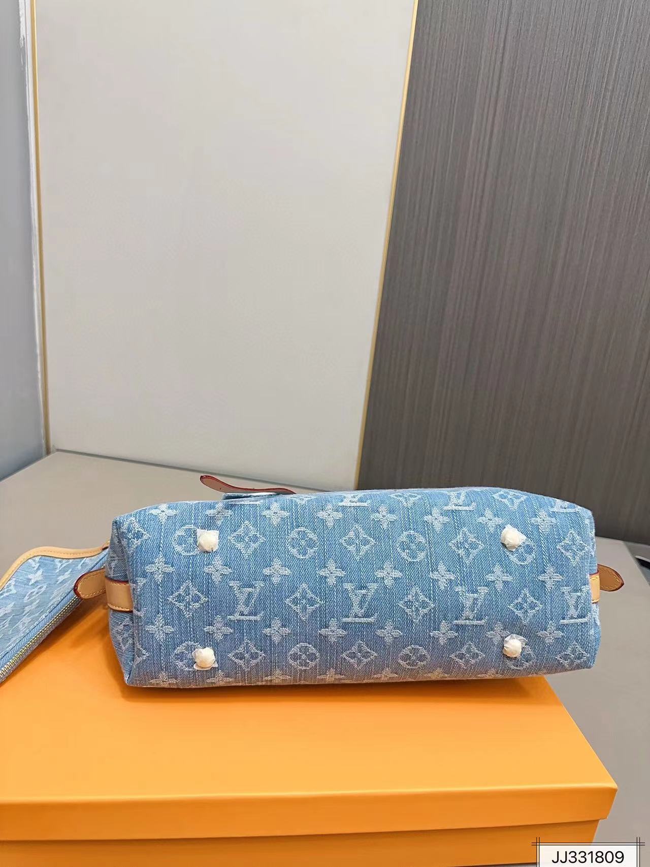 LV Carry all デニムショッピングバッグ【50％割引+送料無料】