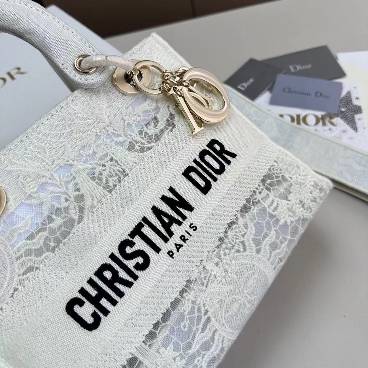 DI0R 高品質レース刺繍ハンドバッグ【50％割引+送料無料】