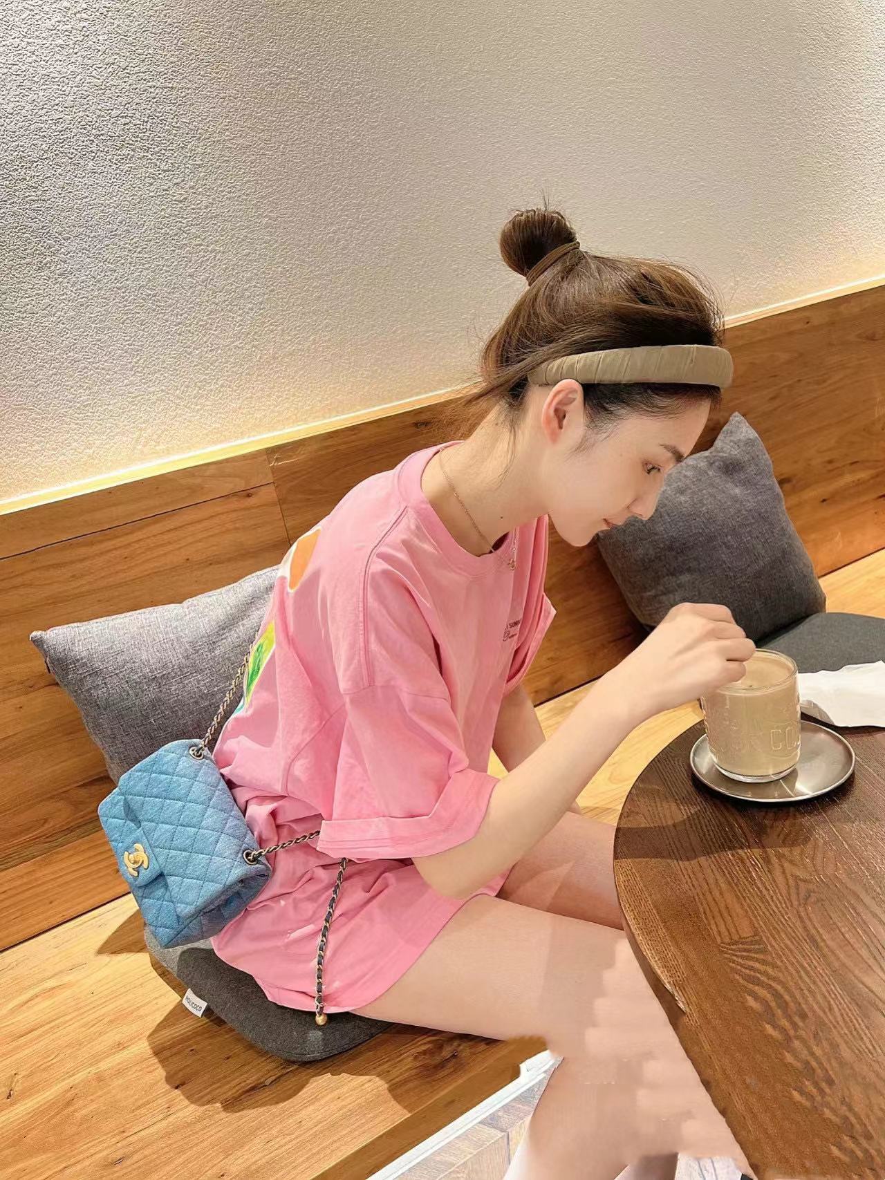 CHANE1 ゴールデン ボール デニム ショルダー クロスボディ バッグ【50％割引+送料無料】