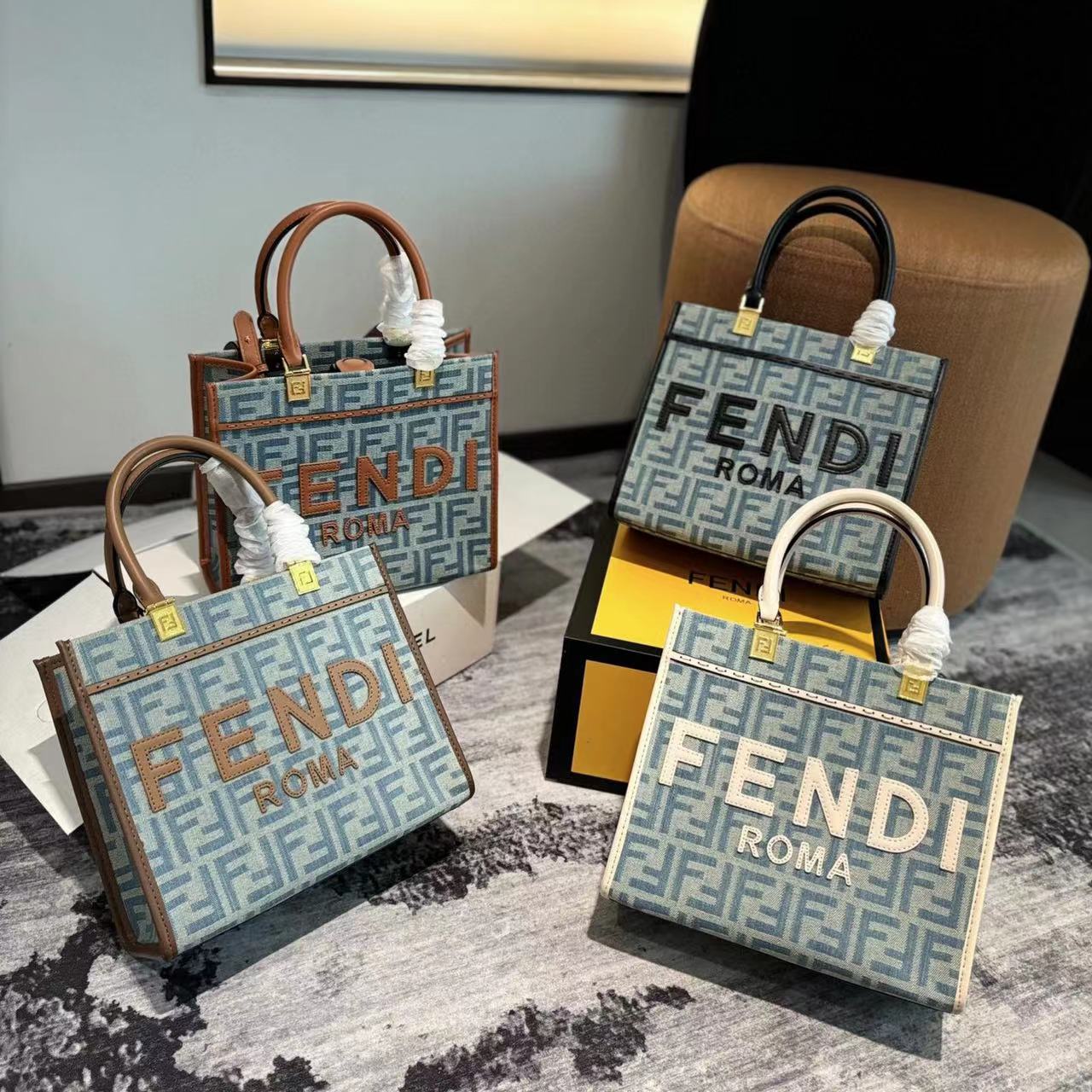 FEND1 TOTE FFハンドバッグ【50％割引+送料無料】