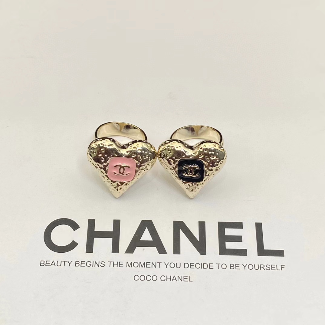 CHANE1 ダブルC ピーチハートリング【50％割引+送料無料】