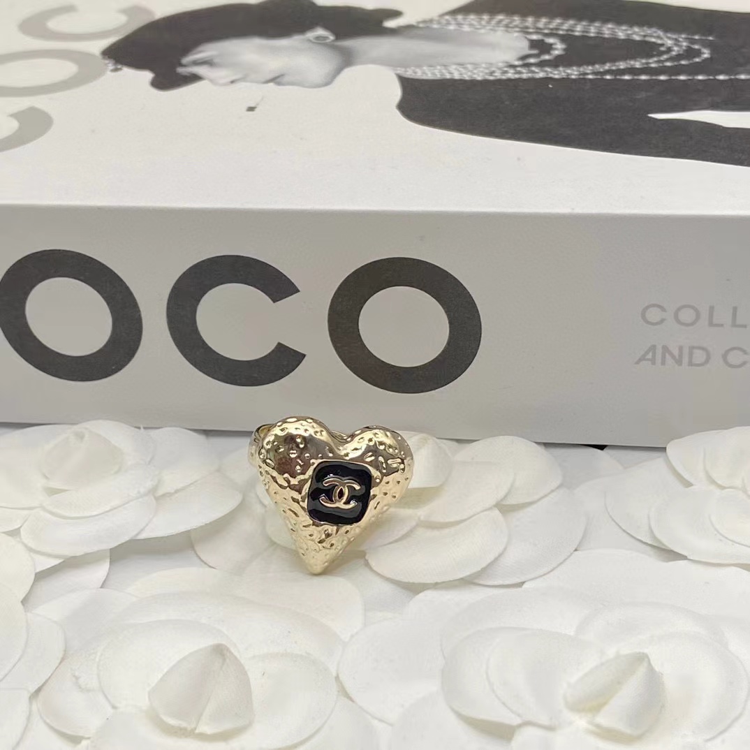 CHANE1 ダブルC ピーチハートリング【50％割引+送料無料】