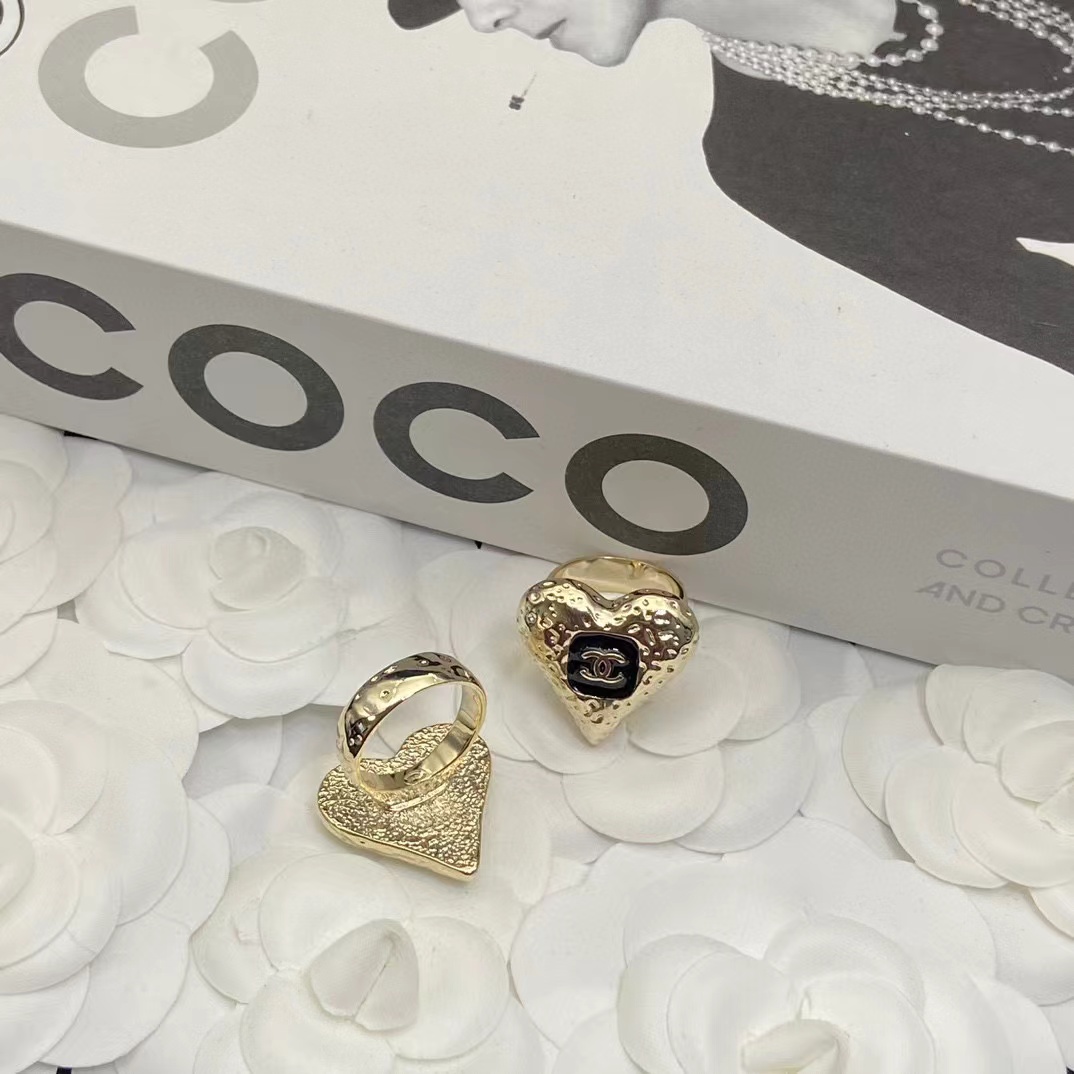 CHANE1 ダブルC ピーチハートリング【50％割引+送料無料】
