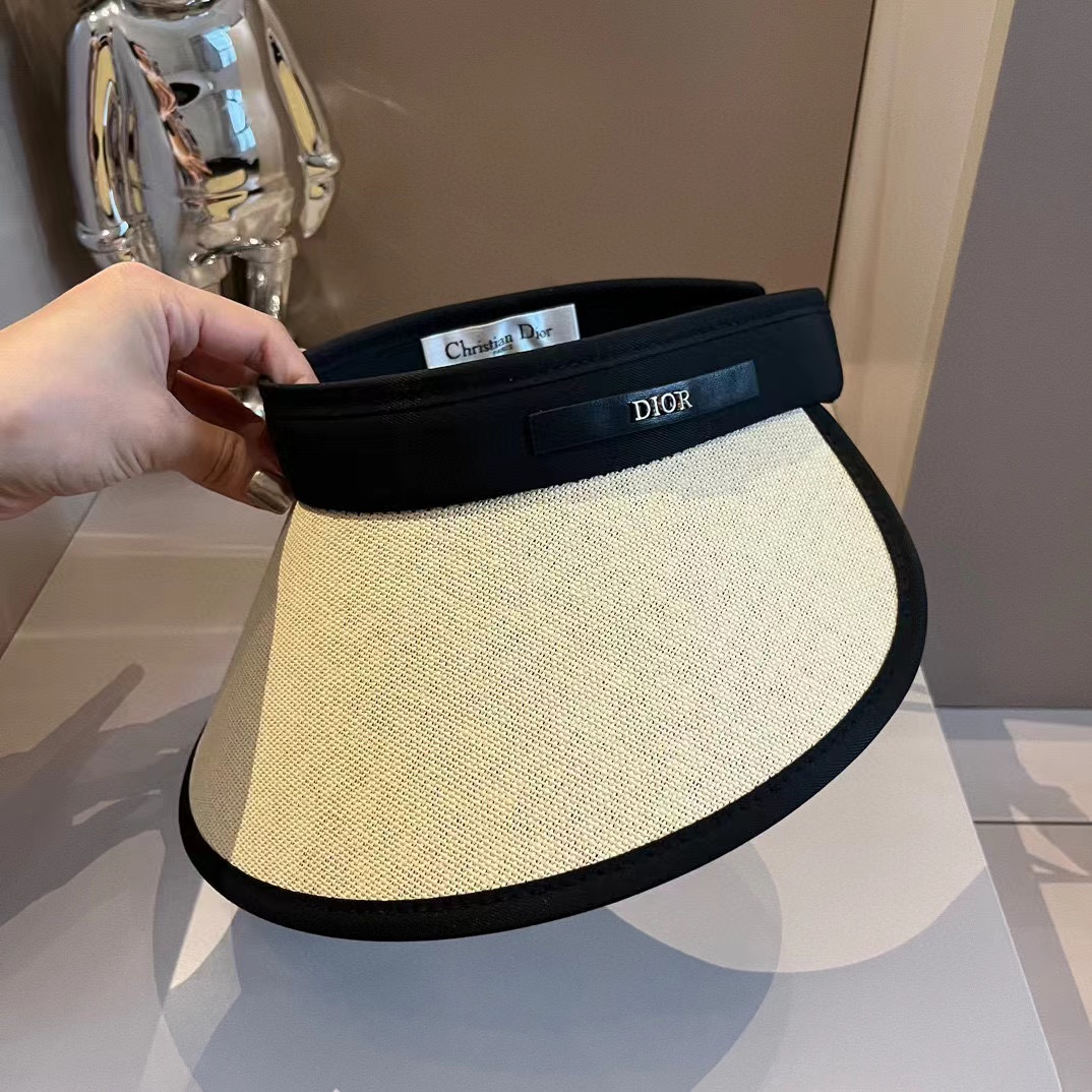 DI0R シンプルな空のトップサンハット【50％割引+送料無料】