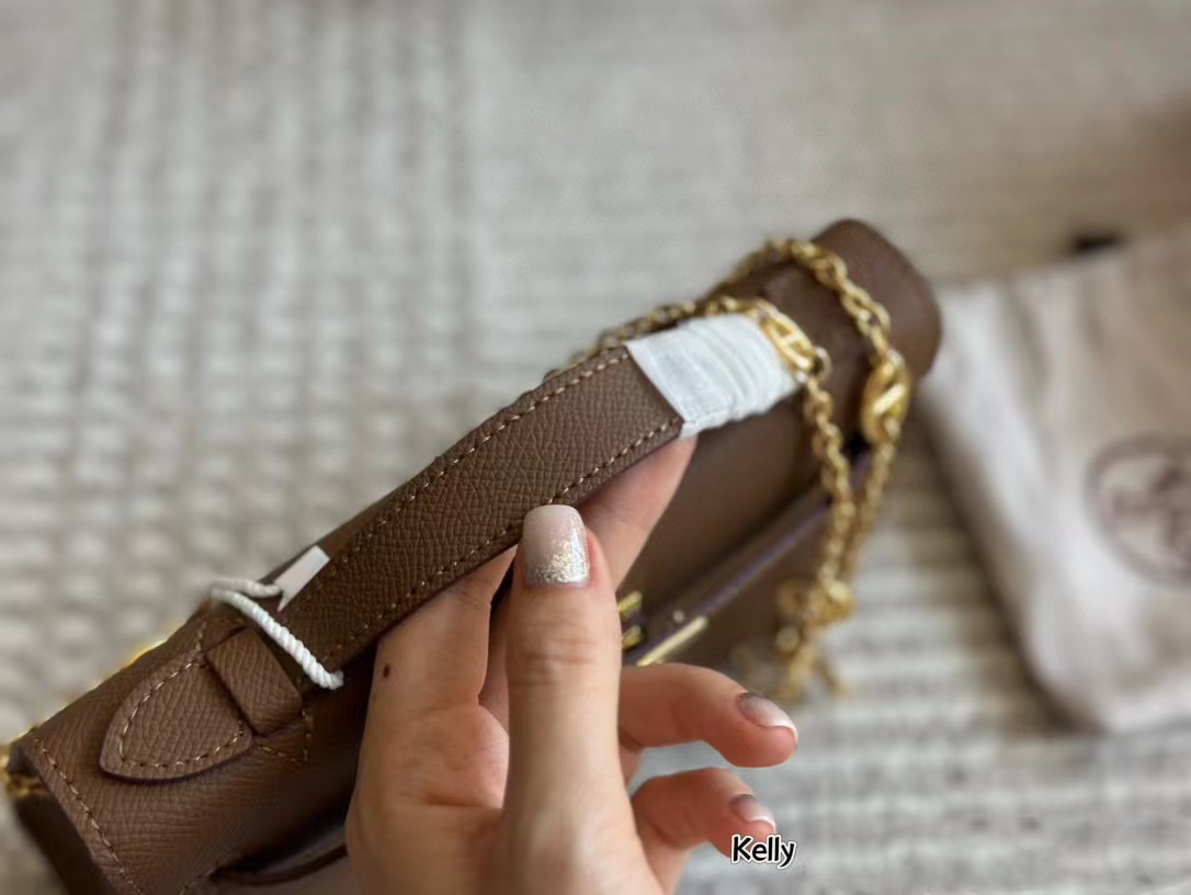 HERME5 kelly初代チェーンハンドバッグ【50％割引+送料無料】