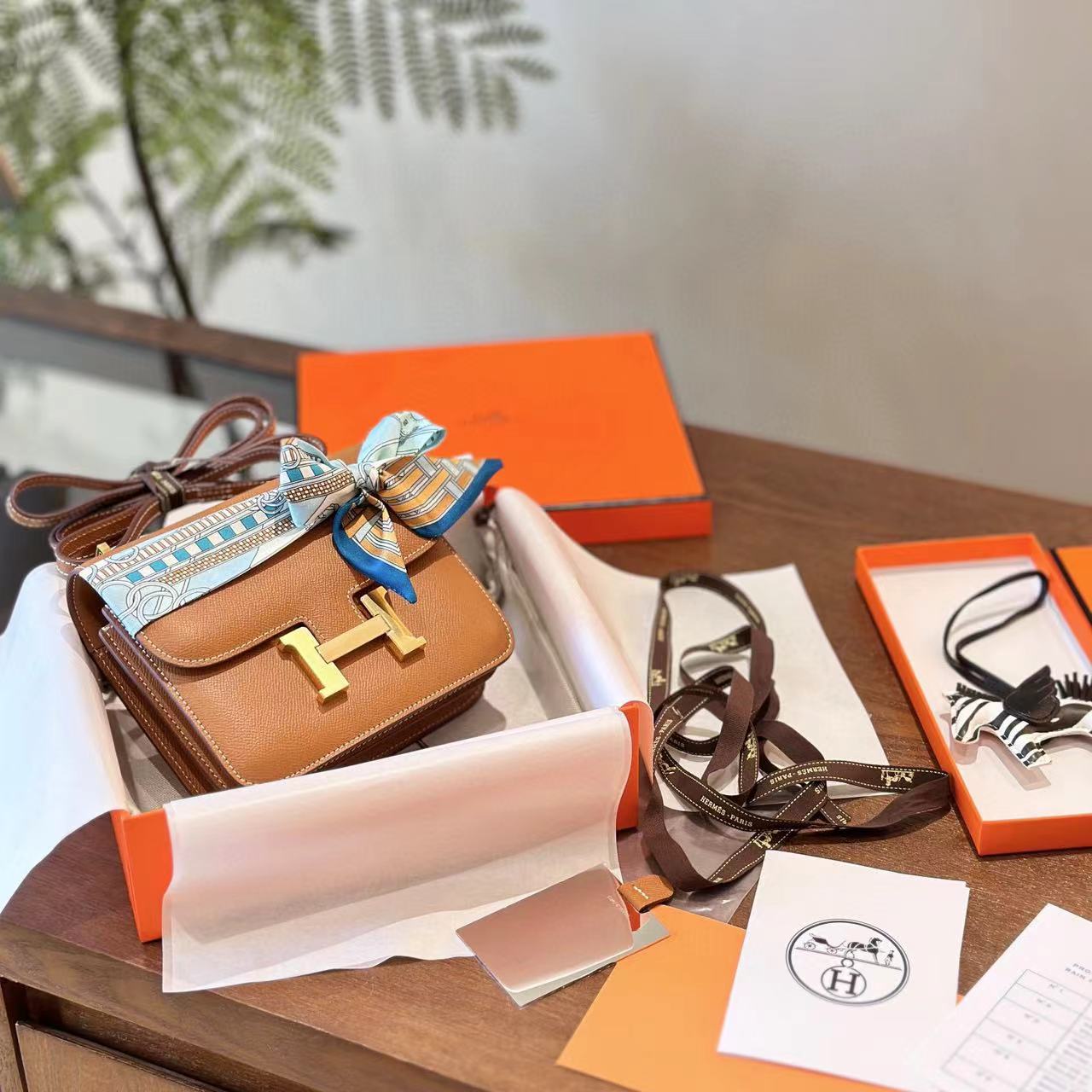 HERME5 高品質牛革ハンドバッグ【50％割引+送料無料】