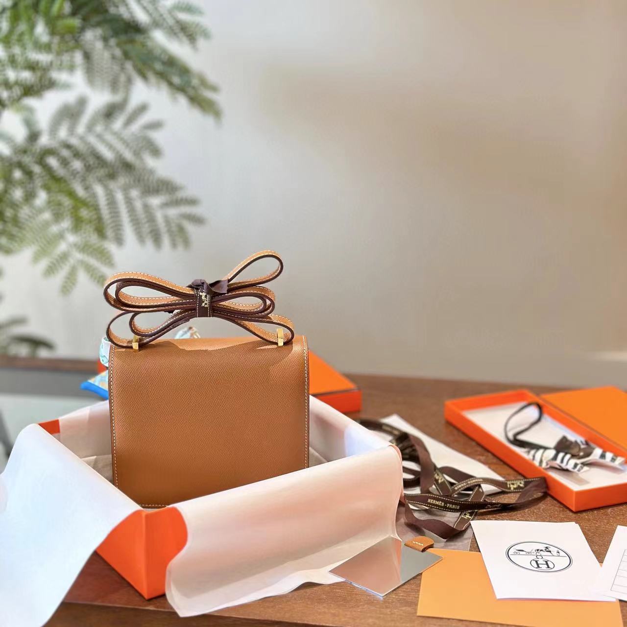HERME5 高品質牛革ハンドバッグ【50％割引+送料無料】