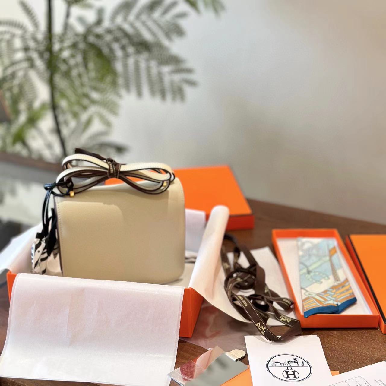 HERME5 高品質牛革ハンドバッグ【50％割引+送料無料】