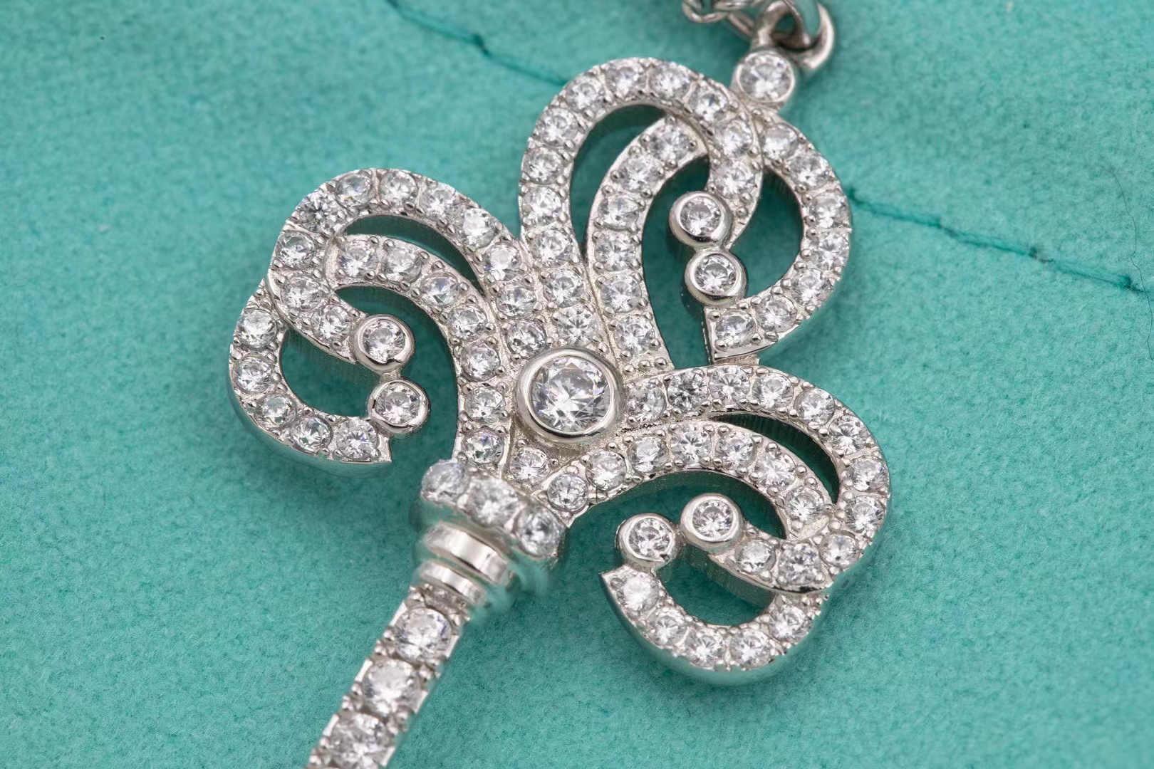 T1ffany キーダイヤモンドネックレス【50％割引+送料無料】